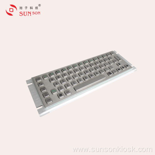 Reinforced Metalic Keyboard for Information Kiosk